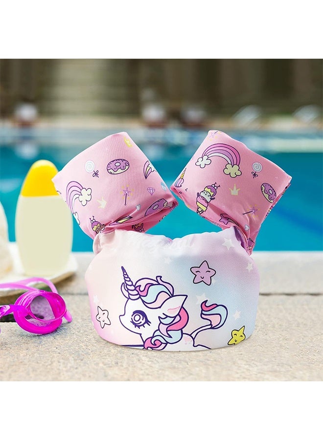 yumee Children's Swim Vest with Arm Floaties - Style Safety Float for 20-30 lbs, Swim Aid Life Jacket for Children 1-3, Float Sleeves for Pool, Beach, Sea & Water Training, Cute Design - Image 5