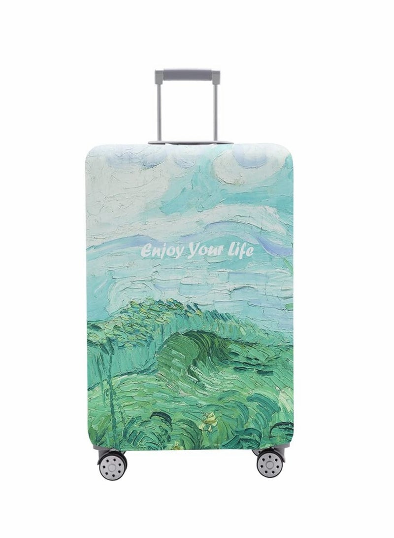 SYOSI Luggage Cover, Washable Suitcase Cover, Anti-scratch Suitcase Protector Fits 18-32 Inch Luggage ( M )  - Image 1