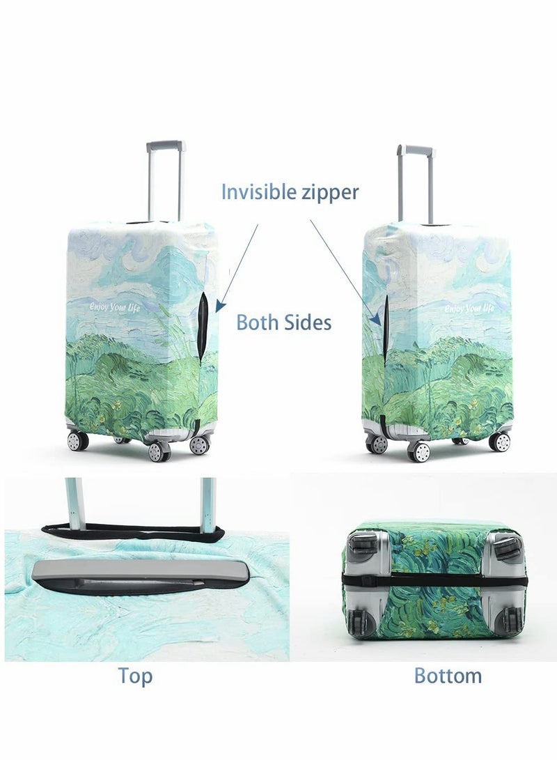 SYOSI Luggage Cover, Washable Suitcase Cover, Anti-scratch Suitcase Protector Fits 18-32 Inch Luggage ( M )  - Image 2