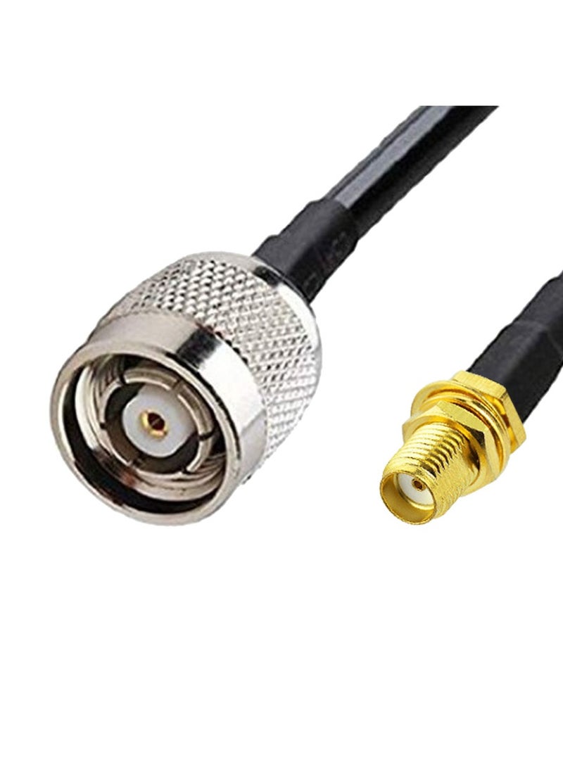 Ohm OHM RP-TNC Male to SMA Female Antenna Cable RG58  - Image 1
