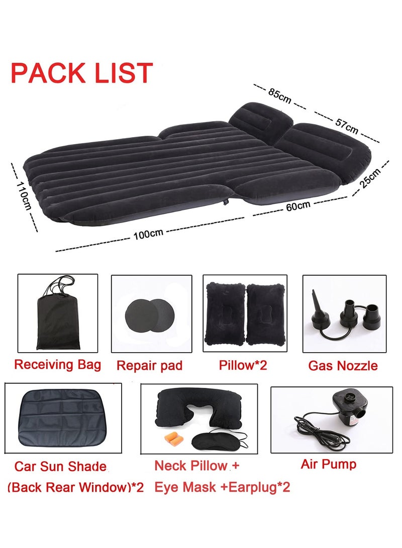 Car Inflatable Air Mattress - Universal Car Bed for Rear Seats - Portable Camping and Travel Airbed - Perfect for Family Outings and Naps - Quick Inflation and Deflating - Image 2