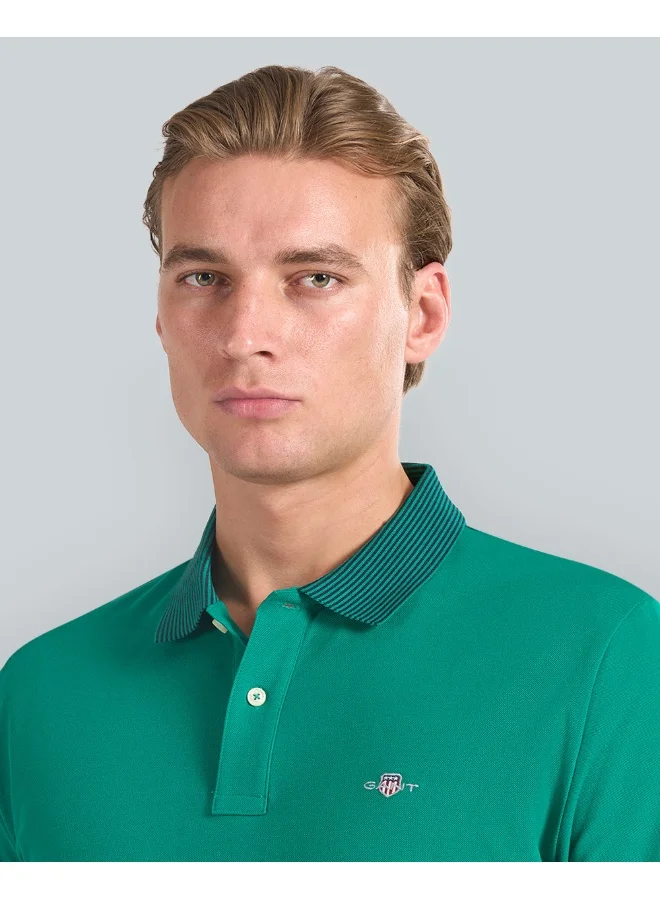 GANT Gant Polo With Tipping Detail For Men