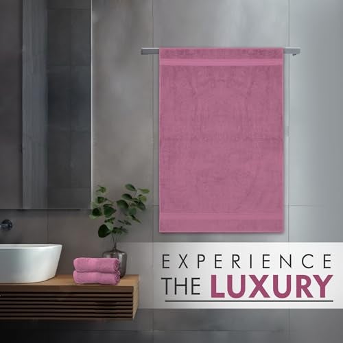 Ambra Linens 500 GSM Highly Absorbent Towel, 100% Cotton, Soft and Plush, All Seasons Use, Large, Everyday Use, Durable (1 Piece of Bath Towel, Lilac) - Image 4