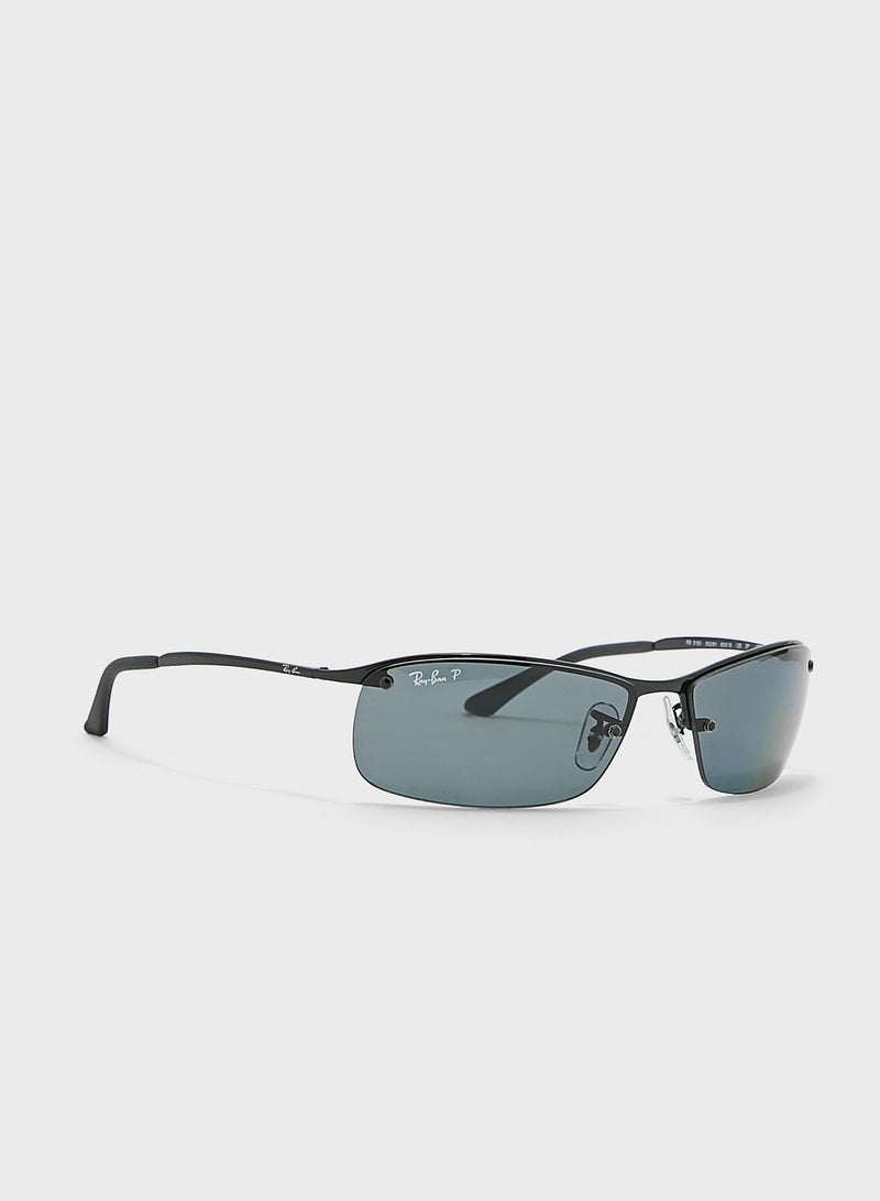 Ray-Ban 0Rb3183 Rectangle Sunglasses - Image 1