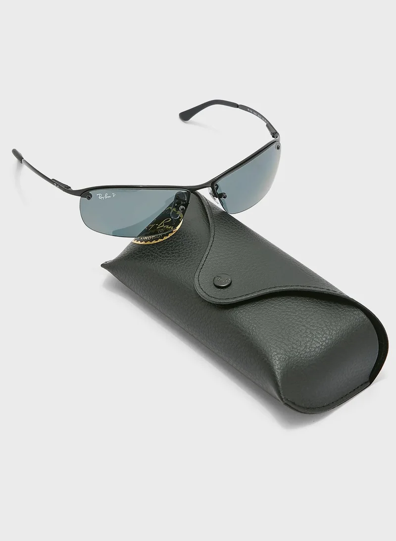 Ray-Ban 0Rb3183 Rectangle Sunglasses