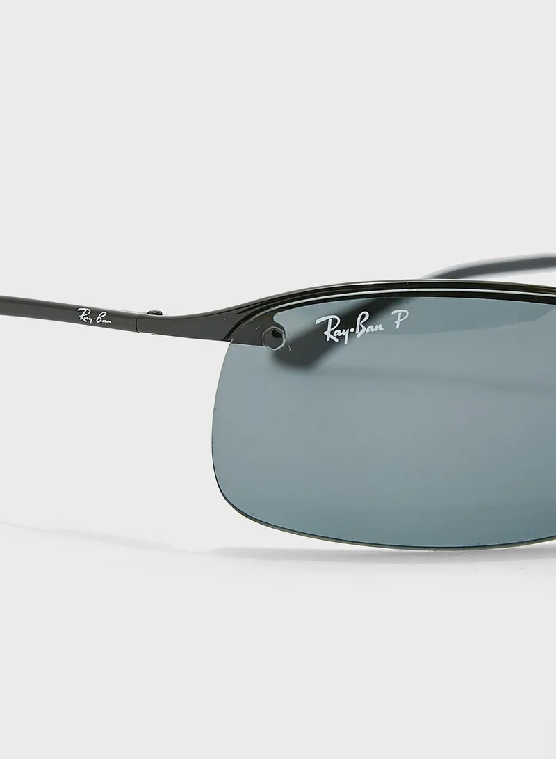 Ray-Ban  0Rb3183 Rectangle Sunglasses for Men | Best Price UAE