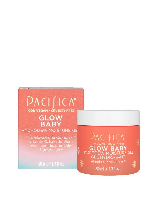 Pacifica Acifica Beauty Glow Baby Hydrodew Gel Face Moisturizer Dewy Glowing Skin Vitamin C Niacinamide Fine Lines Dryness Dull Skin Nonsticky Formula Hydrating Vegan & Cruelty Free - Image 1