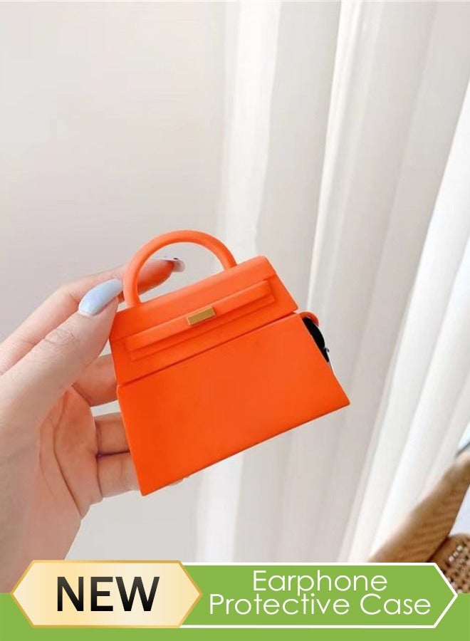 Loquat Ladies Airpod 1/2 3D Handbag style Protective cover: Creative Girl Women handbag Shape Soft Cover with Wireless charging - Image 1