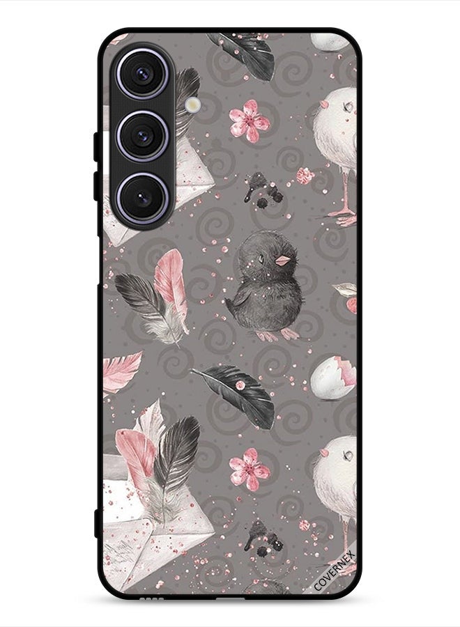 Covernex Samsung Galaxy A26 Protective Case Cover Feathers & Chicks - Image 1