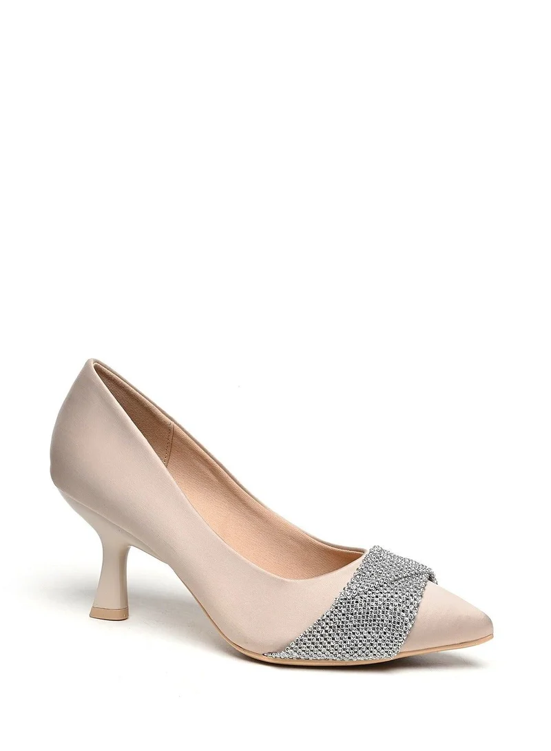 كابلي أحذية نسائية بكعب سهل الارتداء