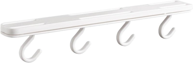 Hangers Plastic，Space Saving Hangers Over The Cabinet Door Towel Hook Hanging Storage Hook Multipurpose Coat Hanger Hanging Utensils for Bathroom Towel Sundries - Image 4