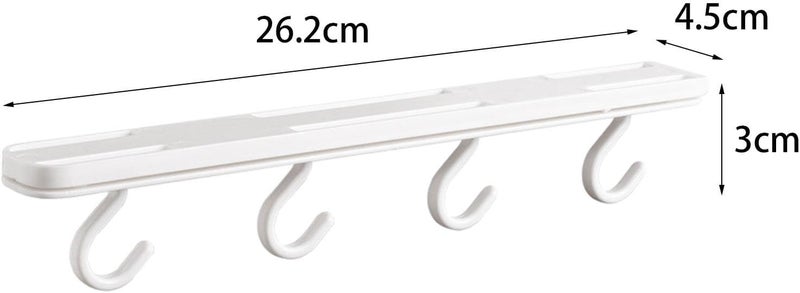 Hangers Plastic，Space Saving Hangers Over The Cabinet Door Towel Hook Hanging Storage Hook Multipurpose Coat Hanger Hanging Utensils for Bathroom Towel Sundries - Image 2