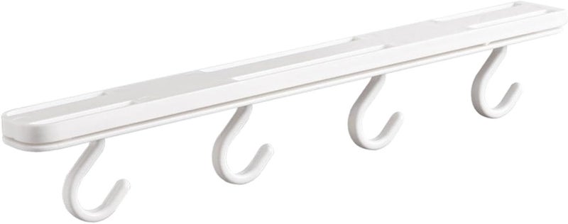 Hangers Plastic，Space Saving Hangers Over The Cabinet Door Towel Hook Hanging Storage Hook Multipurpose Coat Hanger Hanging Utensils for Bathroom Towel Sundries - Image 1