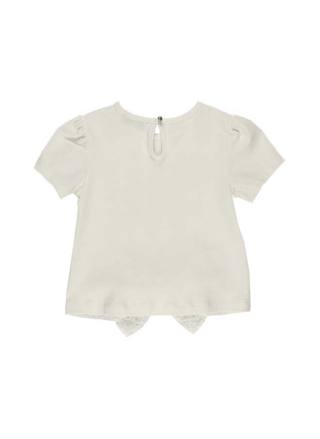 Panco SUNDAY T-Shirt with Bow Detail at Waist  - Image 2