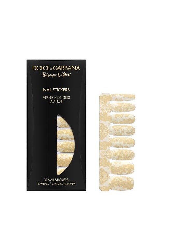 Dolce & Gabbana Nail sticker 16 stickers 