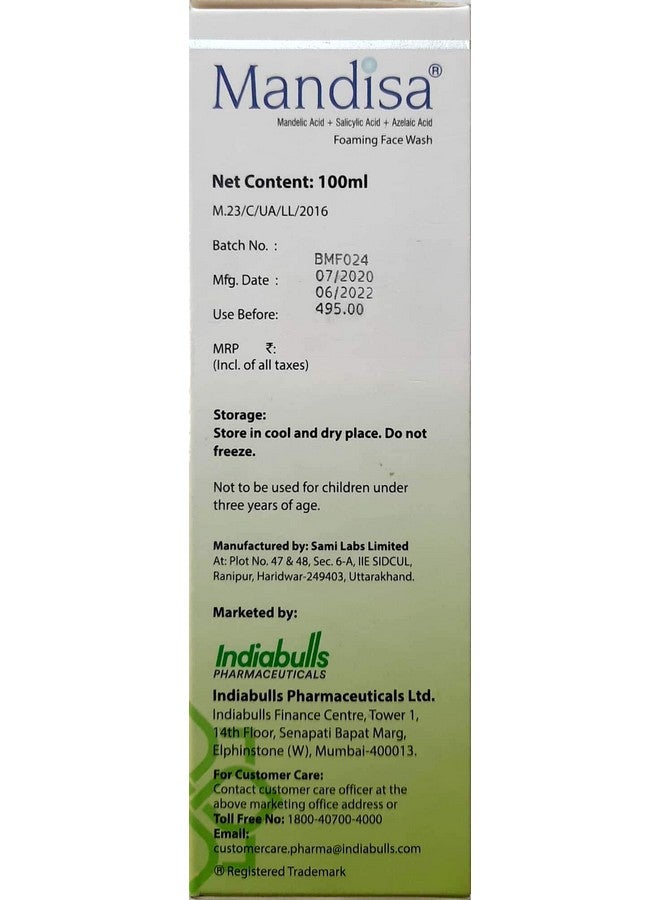 BREEMETIC My Skin Mandisa Oil And Paraben-Free Acne-Control Foaming Face Wash (100Ml) - Image 4