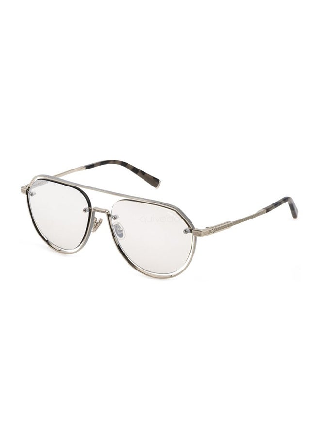 POLICE Unisex UV Protection Aviator Sunglasses - Lewis Hamilton SPLE17 H48X 58 - Lens Size: 58 mm 