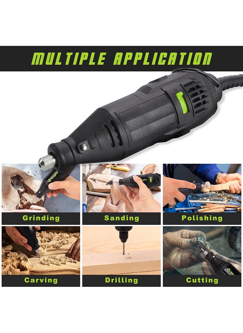 DIY Crafts Diy Crafts 10119 Aluminum Hand Drill With Drilling for Motor Pcb, Portable Mini Electric Hand Drill Micro Small Drill Chuck Tools Diy Tool, Multicolor  - Image 4