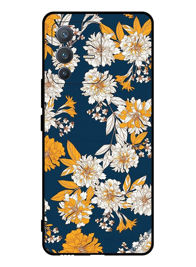 Covernex Protective Case Cover For vivo S12 Pro Flowers & Leaves Pattern - Image 1