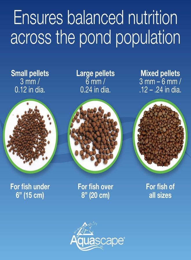 Aquascape Premium Staple Fish Food Pellets for Small to Medium Pond Fish, Medium Pellet, 2.2 Pounds | 98868 - Image 5