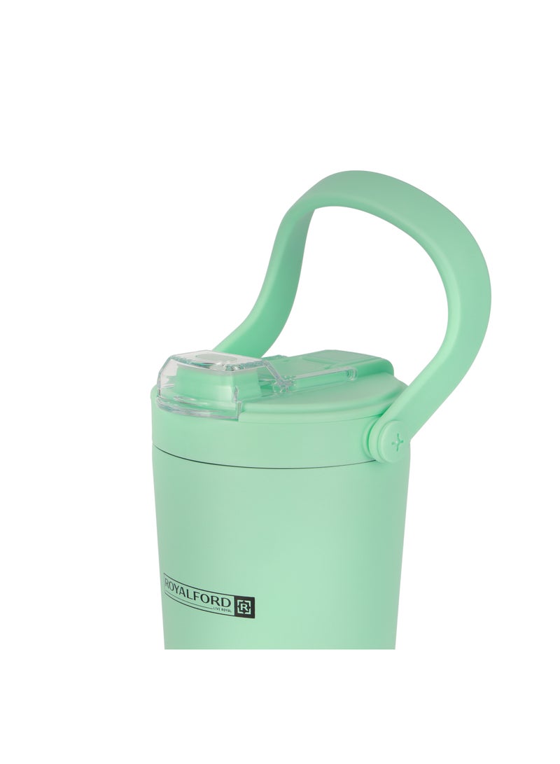 Royalford 1000ml Vacuum Mug RF12437 Double Wall Stainless Steel Body with Handle Hot or Cold Leak-Proof Suitable for Indoor and Outdoor Use Assorted Colors Assorted Colors - Image 4