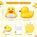 Civaner 7 Inch Emotional Giant Rubber Duck Big Jumbo Positive Yellow Duck Inspirational Gift Large Duckling Toy with Squeaky Sound for Men Coworker Colleges GraduationI Believe in You - Image 4