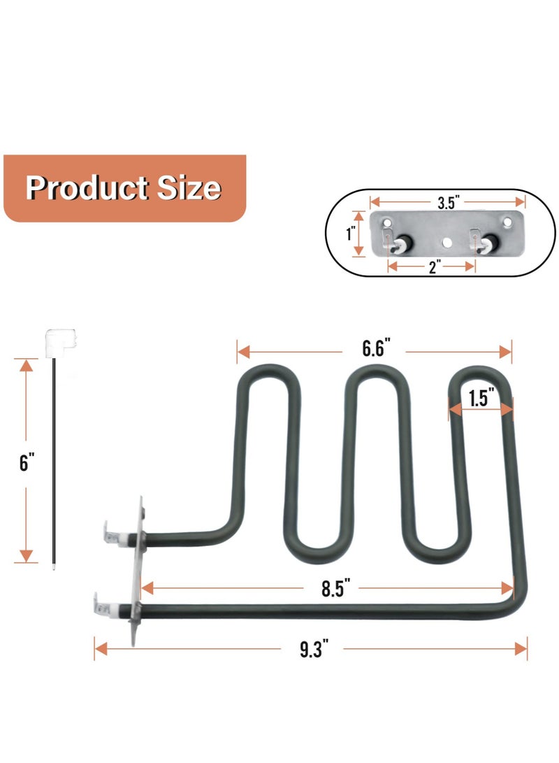 طقم عنصر تسخين المدخن 1200 واط كبديل لجهاز Masterbuilt 40 إنش المدخن الكهربائي الرقمي، الجزء البديل رقم 9907120027 للطرازات: 20070613، 20072612، 20075615، MB20072618، إلخ. - Image 2