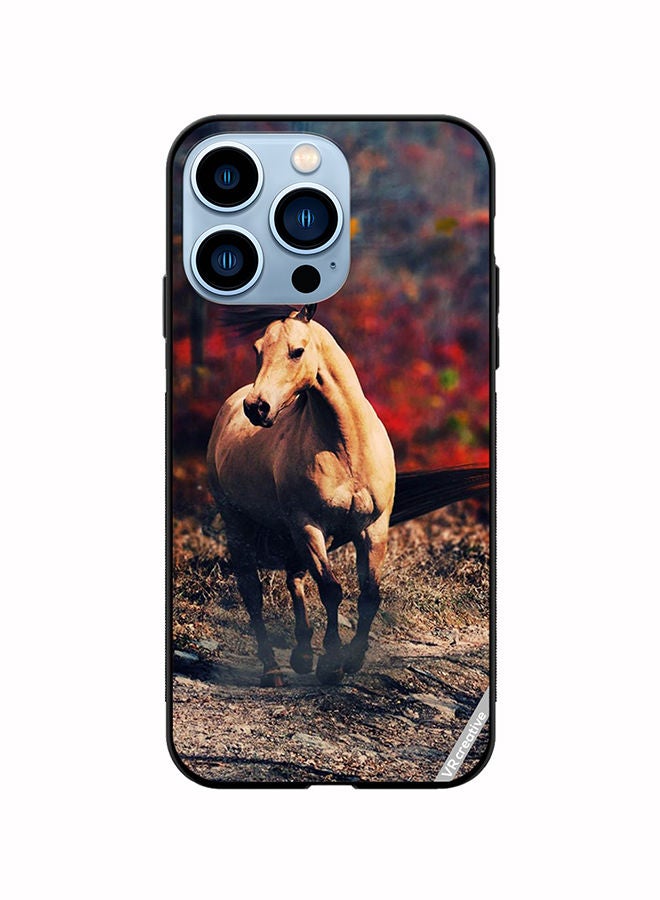 VR CREATIVE Protective Case Cover For Apple iPhone 14 Pro Max Horse Design Multicolour - Image 1