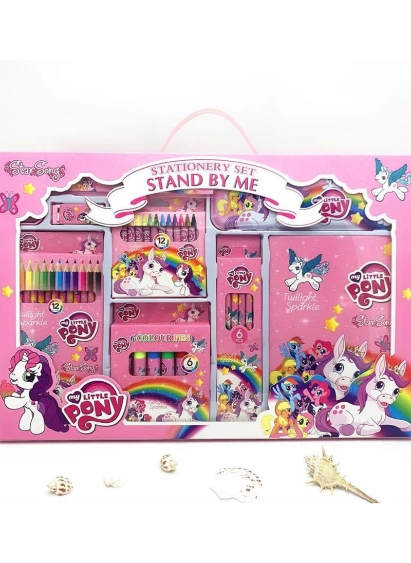 Huitich Little Pony Stationery Set for Kids  - Image 1