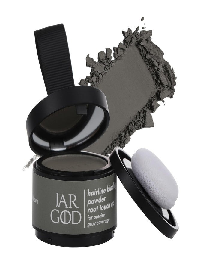 JARGOD Root touch up powder Hairline Powder for root cover up temporary root concealing powder for Women & Men, for instant gray hair cover up (Ash Brown, 0.14 Ounce (Pack of 1)) - Image 1