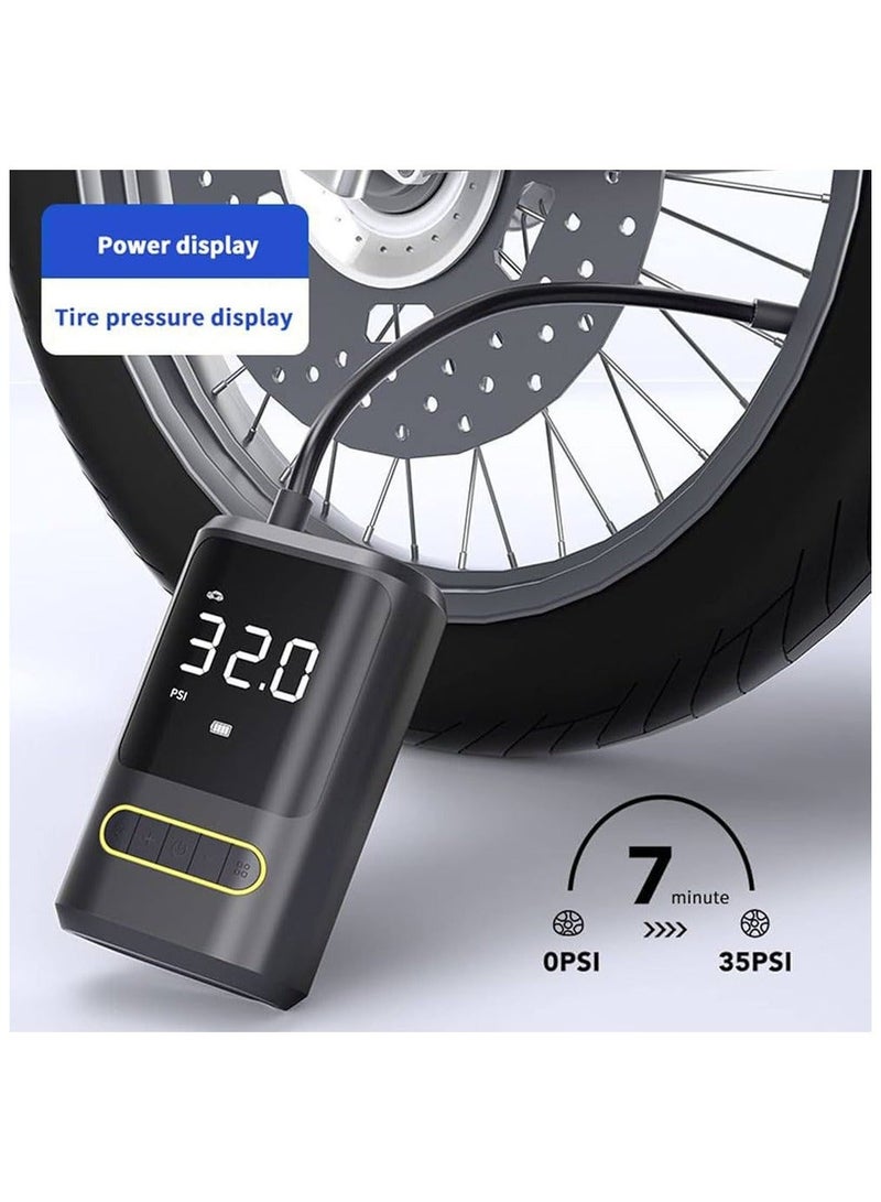 Portable Car Air Pump ATJ-8466 – Compact Inflator for Tires & Sports Equipment - Image 2