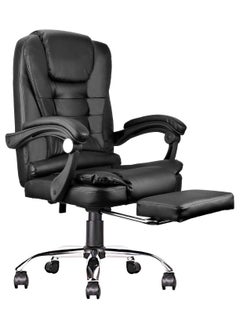 Gogoya Gogoya Big and Tall Office,Chair Computer Desk Chair,Ergonomic High Back Lumbar Support Home Office Chair with Padded Flip-up Arms, Adjustable Height Office Executive Chair,Black with footrest  - Image 1