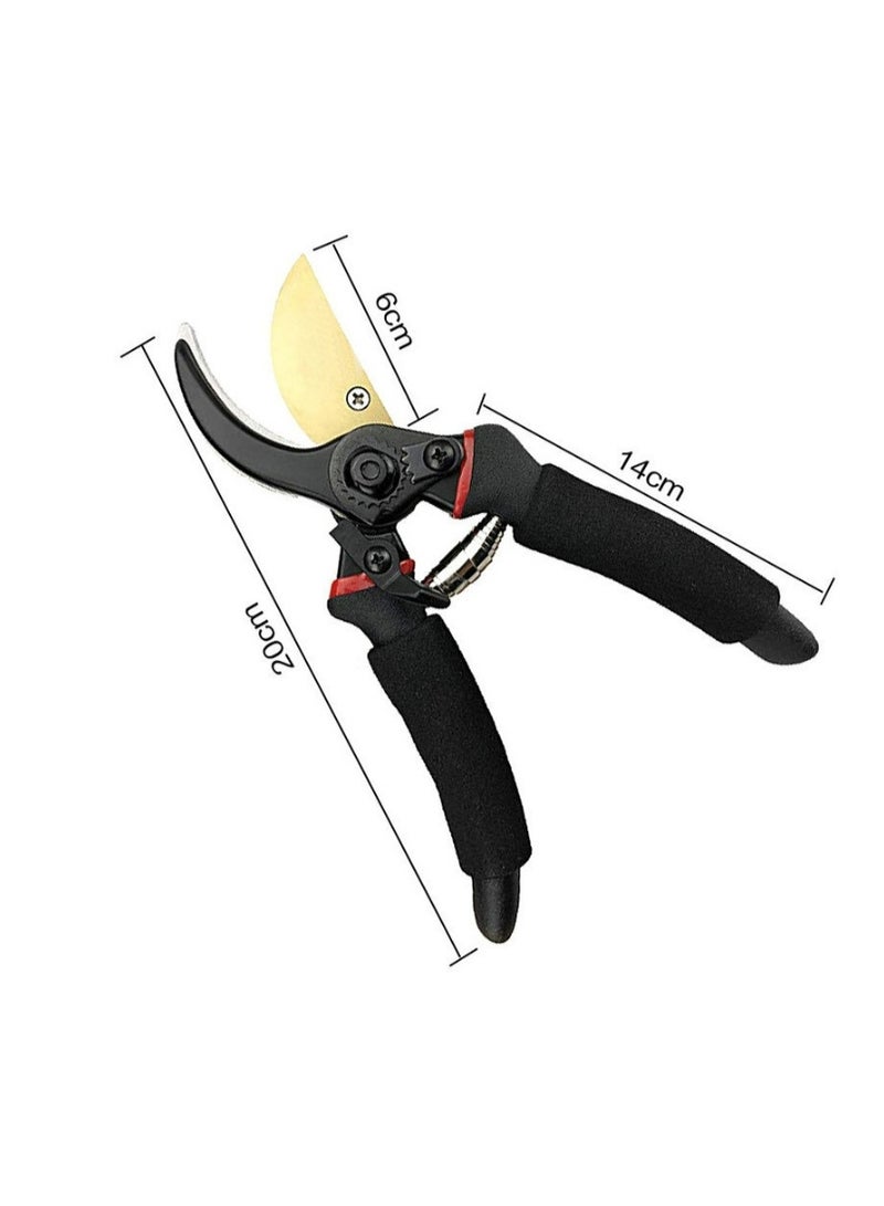 Generic Professional Premium Titanium Bypass Pruning Shears, Heavy Duty Hand Pruners Clippers, Gardening Tools  - Image 3