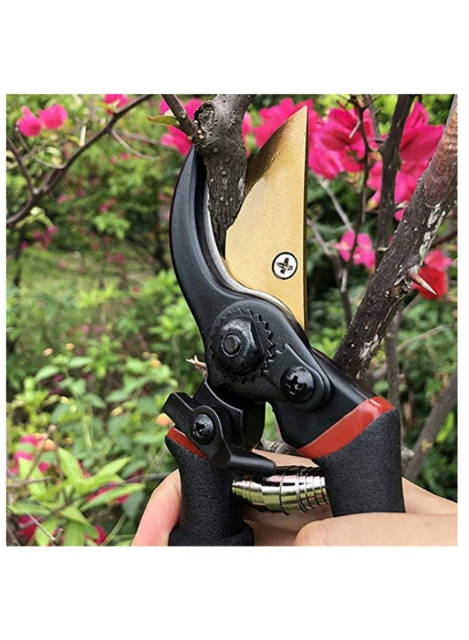 Generic Professional Premium Titanium Bypass Pruning Shears, Heavy Duty Hand Pruners Clippers, Gardening Tools  - Image 4
