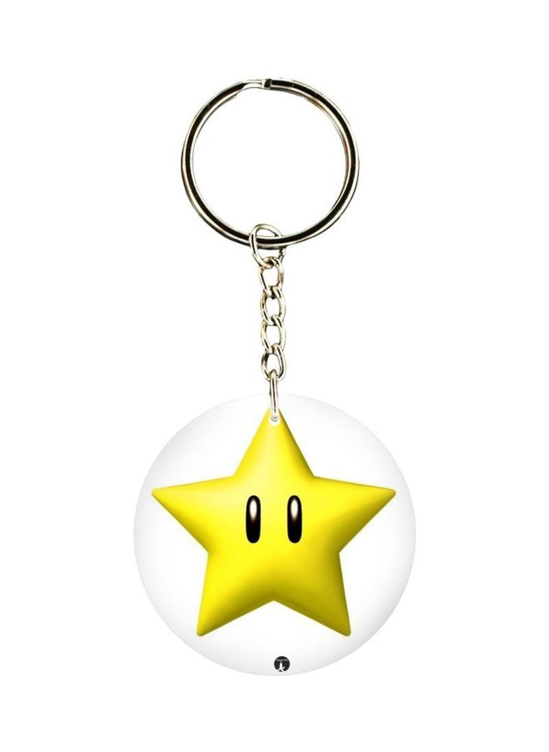 RKN Star Printed Keychain 