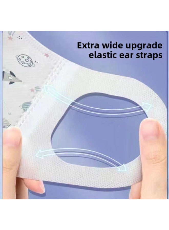 Generic Children's Mask 3D Stereo 8-12 Years Old Baby Special 0-6 Month Small Children's Mouth And Ear Mask 1-3 Years Old Boys And Girls-Color:0-2 Years Old Boy-Specifications:Not Independent  - Image 5