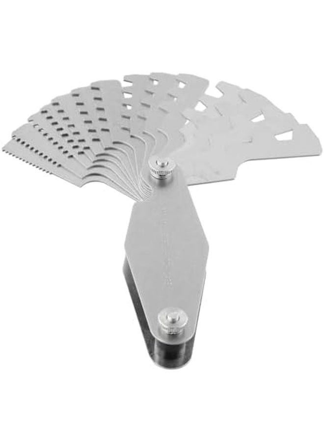 Stainless Steel ACME TR30 Thread Gauge Foldable Blades Metric Threads 2P to 20P - Image 4