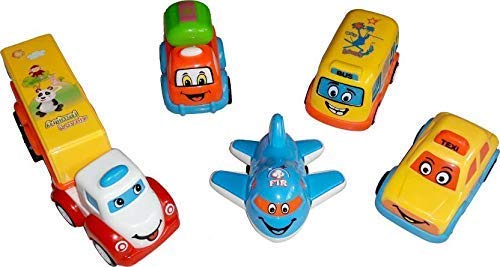 Storio Unbreakable Pull Back Vehicles| Push And Go Crawling Toy For Kids & Children, Power Friction Cars For 3+ Years Old Boys|Girls - Set Of 5 - Multicolor - Image 5