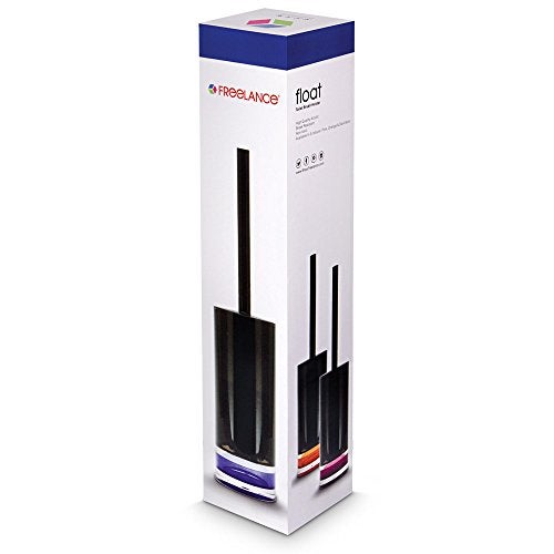 Freelance Float Acrylic Toilet Cleaning Brush with Holder Stand - Pink - Hygienic Commode/Toilet Brush Cleaner Set - Compact Stand, Ideal for Cleaning Bathroom Pot/Bowl/WC - Holder Included - Image 3