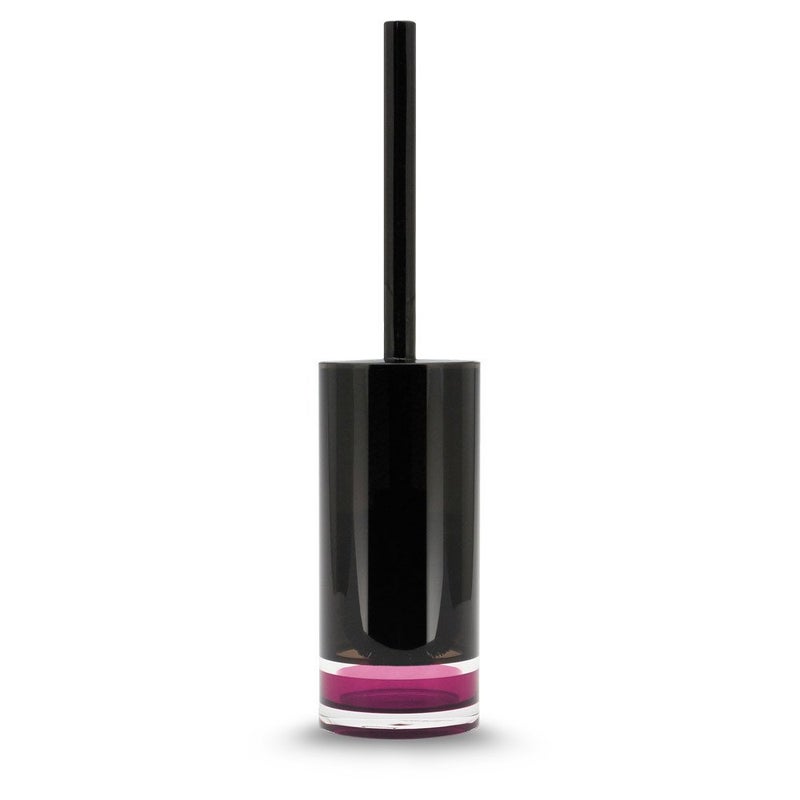 Freelance Float Acrylic Toilet Cleaning Brush with Holder Stand - Pink - Hygienic Commode/Toilet Brush Cleaner Set - Compact Stand, Ideal for Cleaning Bathroom Pot/Bowl/WC - Holder Included - Image 5