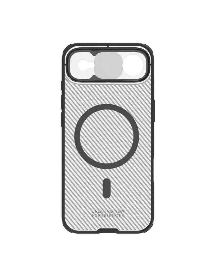 Nillkin CamShield Pro Magnetic cover case Clear version for Apple iPhone Air (iPhone 17 Air 6.6) (2025) - Transparent Black - Image 3