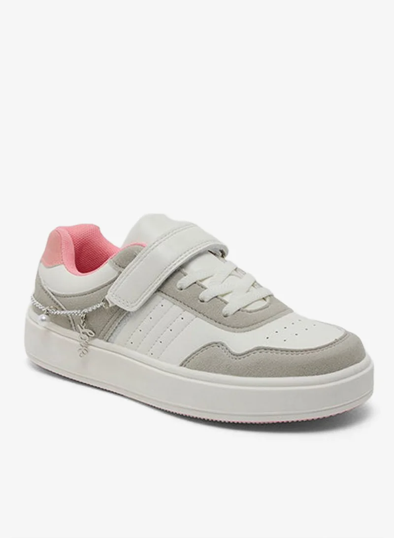 R&B Color Block Velcro Sneakers