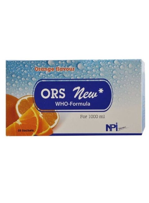 O.R.S Hydration New Orange 25 Sachets