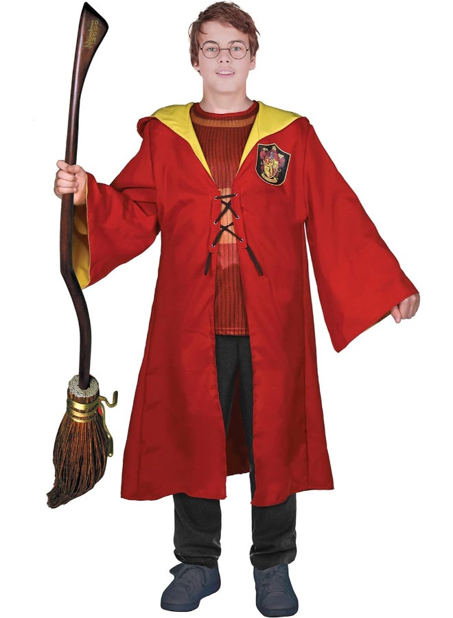Ciao Harry Potter Quidditch Costume for Kids 10-12 y | Licensed Hogwarts Fancy Dress Outfit | Includes Cape & Printed Shirt - Image 1