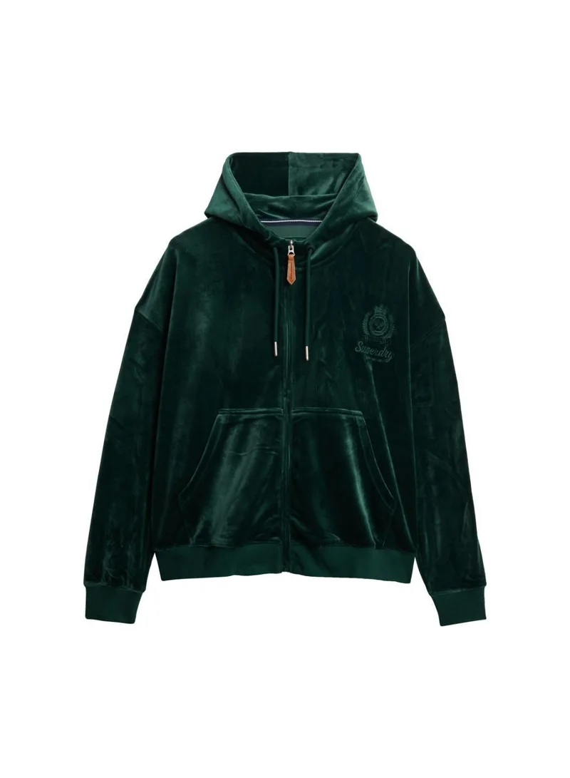 Superdry  Country Club Velour Zip Hoodie for Women | Best Price UAE