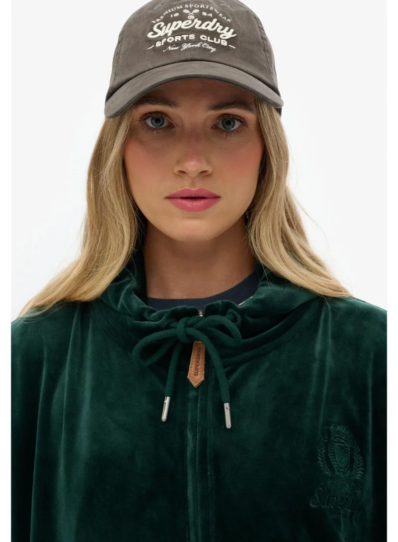 Superdry  Country Club Velour Zip Hoodie for Women | Best Price UAE