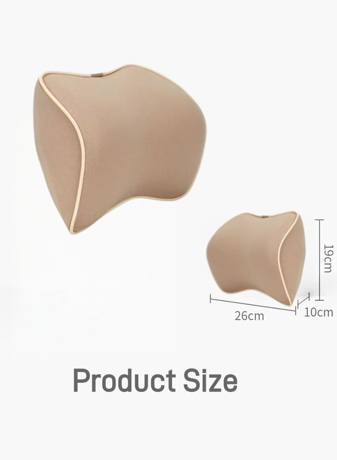 Car Seat Headrest,Neck Support Pillow Made of Memory Foam ,Comfortable Neck Pain Relief Breathable Suitable For Car And Office Cervical Headrest with Adjustable Strap - Image 2