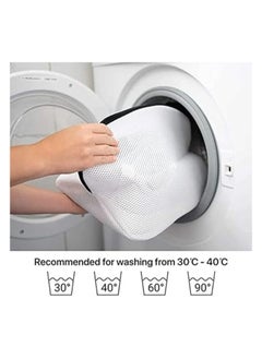MIRFA Shoe Wash Bags, Set Of 3 REUsable Mesh Shoe Laundry Bags For Sneakers, Trainers, Running Shoes, Fit Up To Size 12  - Image 2