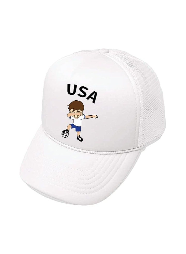 USA Sports Cap With Adjustment Plastic Snap Closure For Men And Women - Image 2