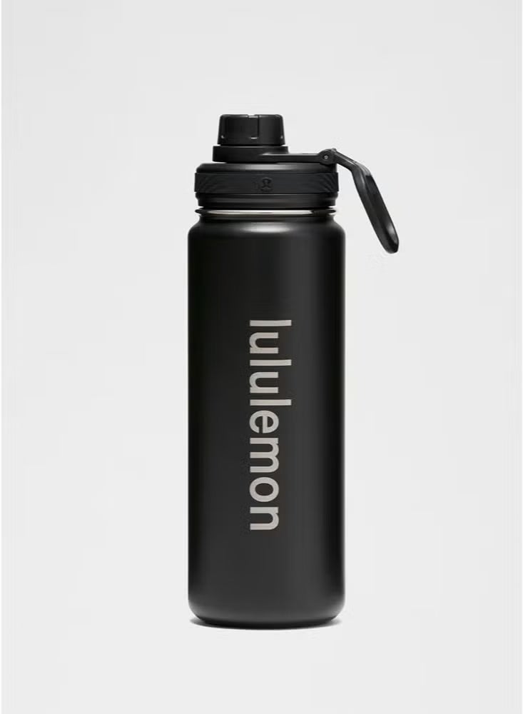 lululemon Sport Vacuum Insulated Water Bottle for Iced Tea Hot Tea and More 710ml Black - Image 1